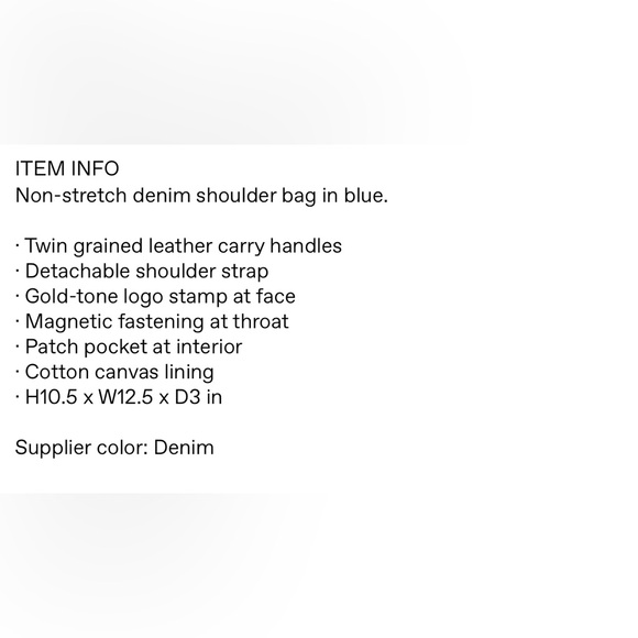 SEE BY CHLOE Small Denim Joan Bag - Picture 12 of 12